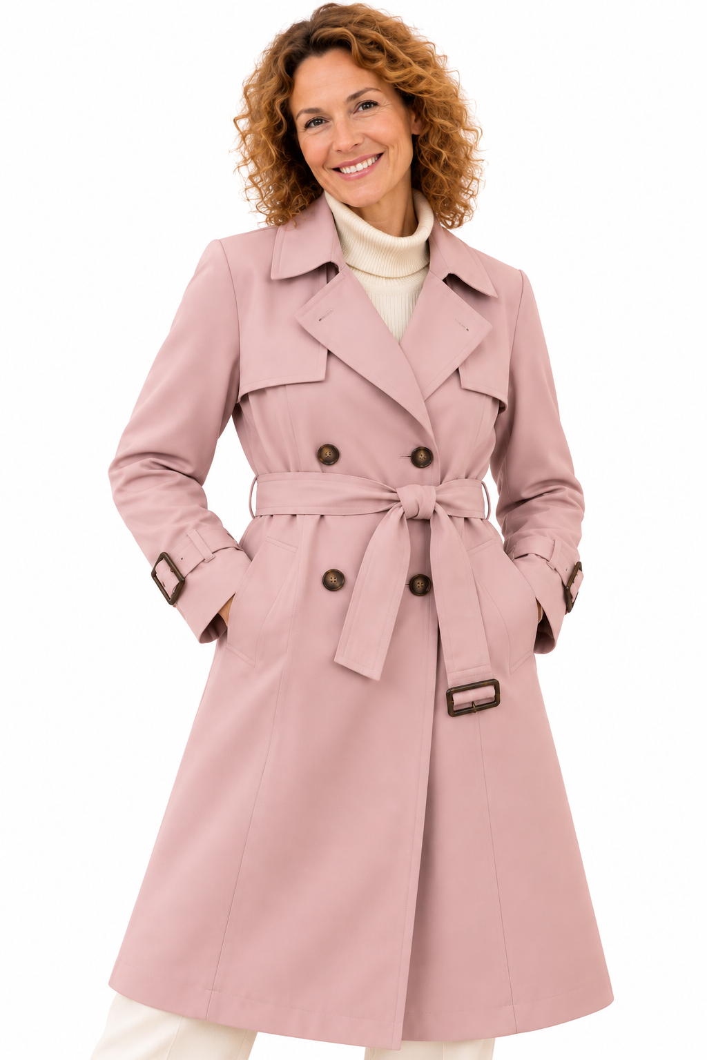 Emma – Elegante Trenchcoat met Ceintuur