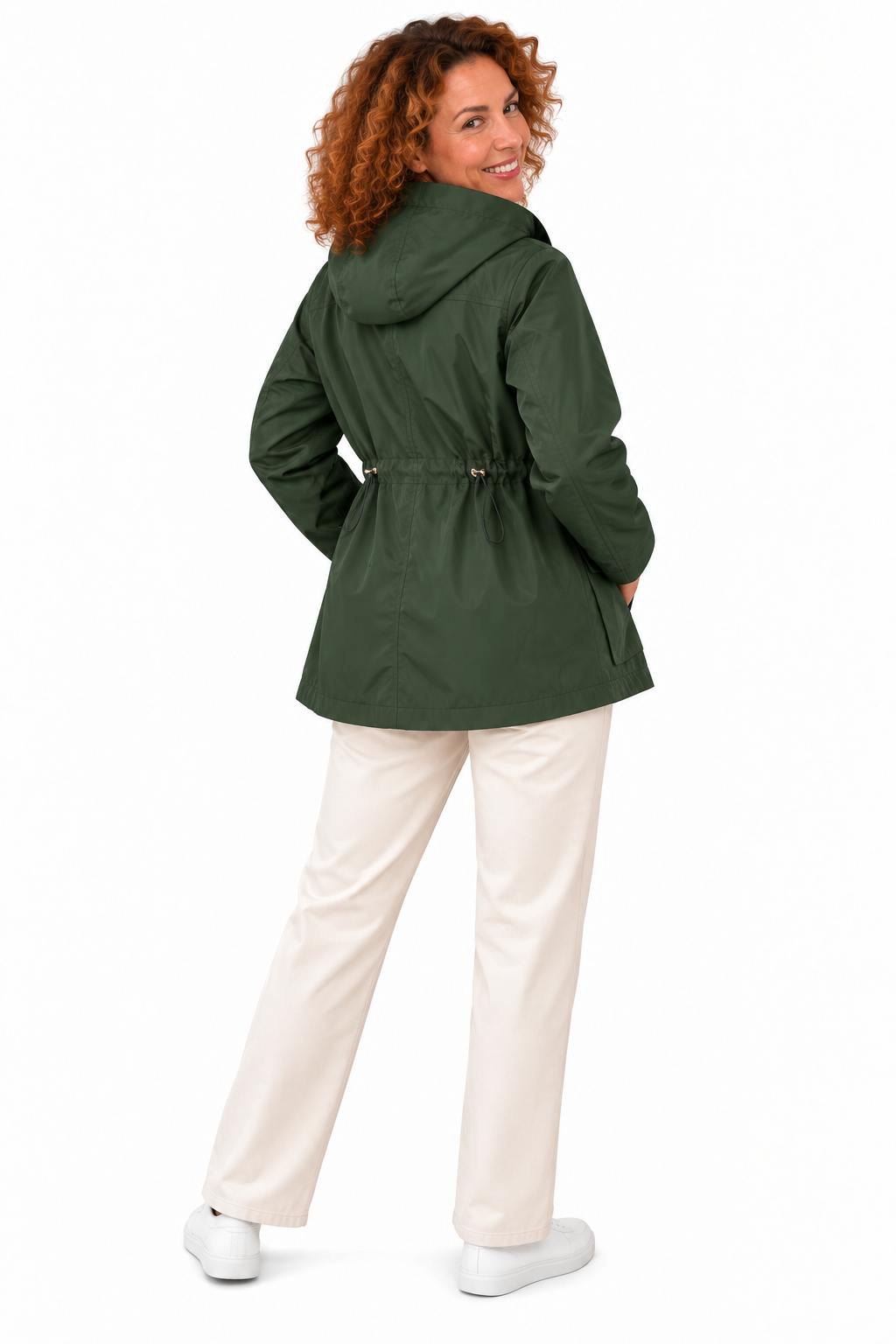 Mila – Elegante Jas met Capuchon en Getailleerde Pasvorm