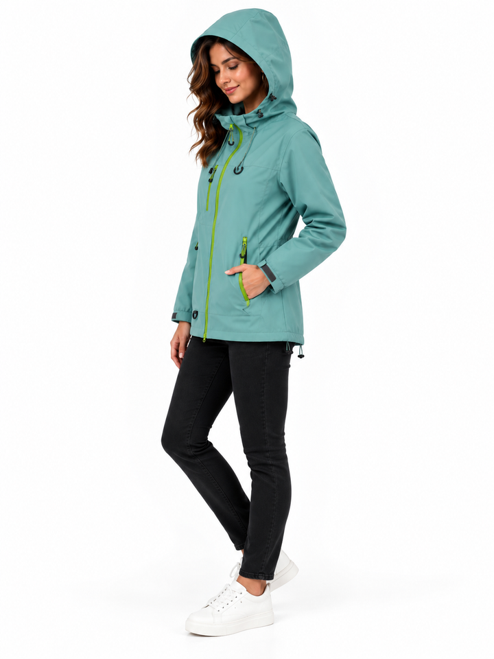 Mila – Sportieve Jas met Capuchon en Ritssluiting