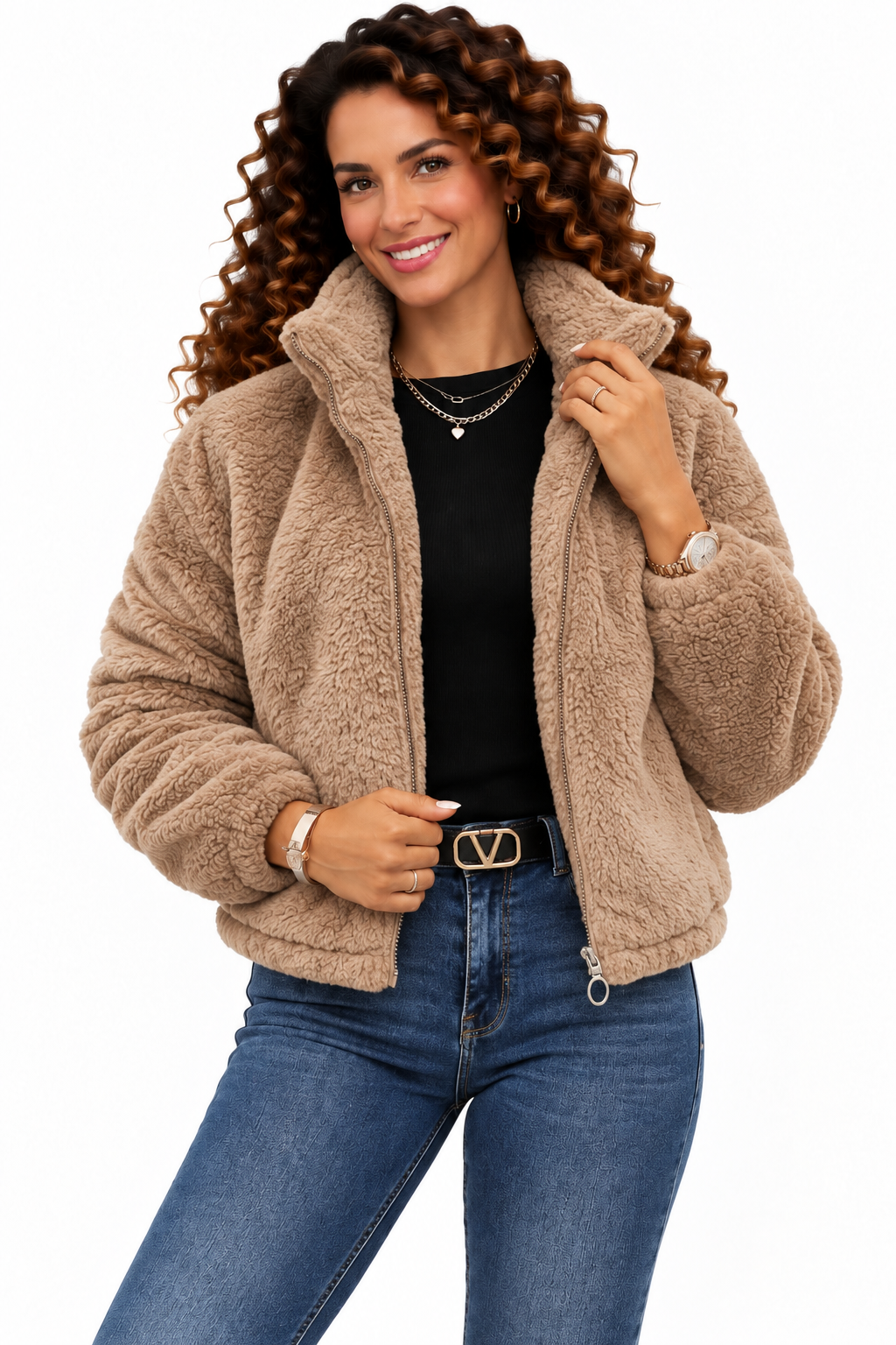 Noor – Zachte Teddyjas met Hoge Kraag