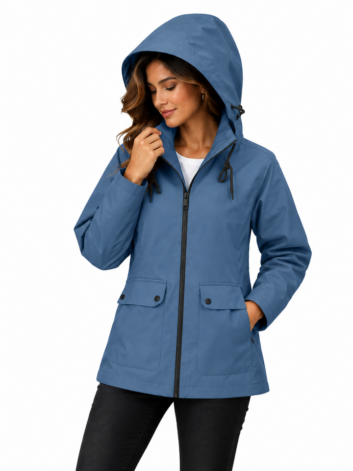 Mila – Sportieve Jas met Capuchon en Ritssluiting