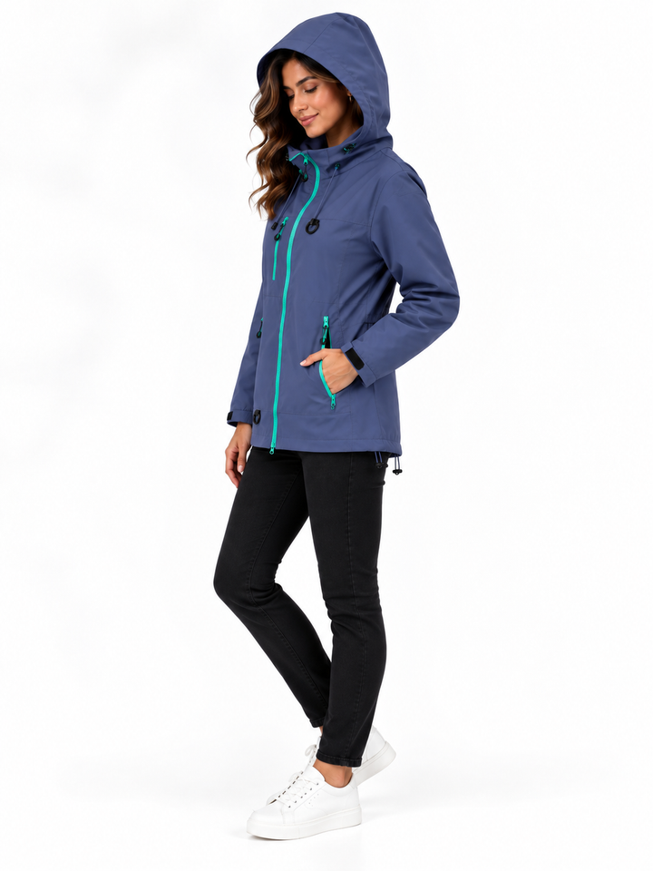 Mila – Sportieve Jas met Capuchon en Ritssluiting