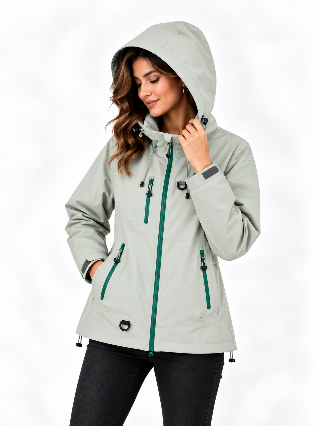 Mila – Sportieve Jas met Capuchon en Ritssluiting