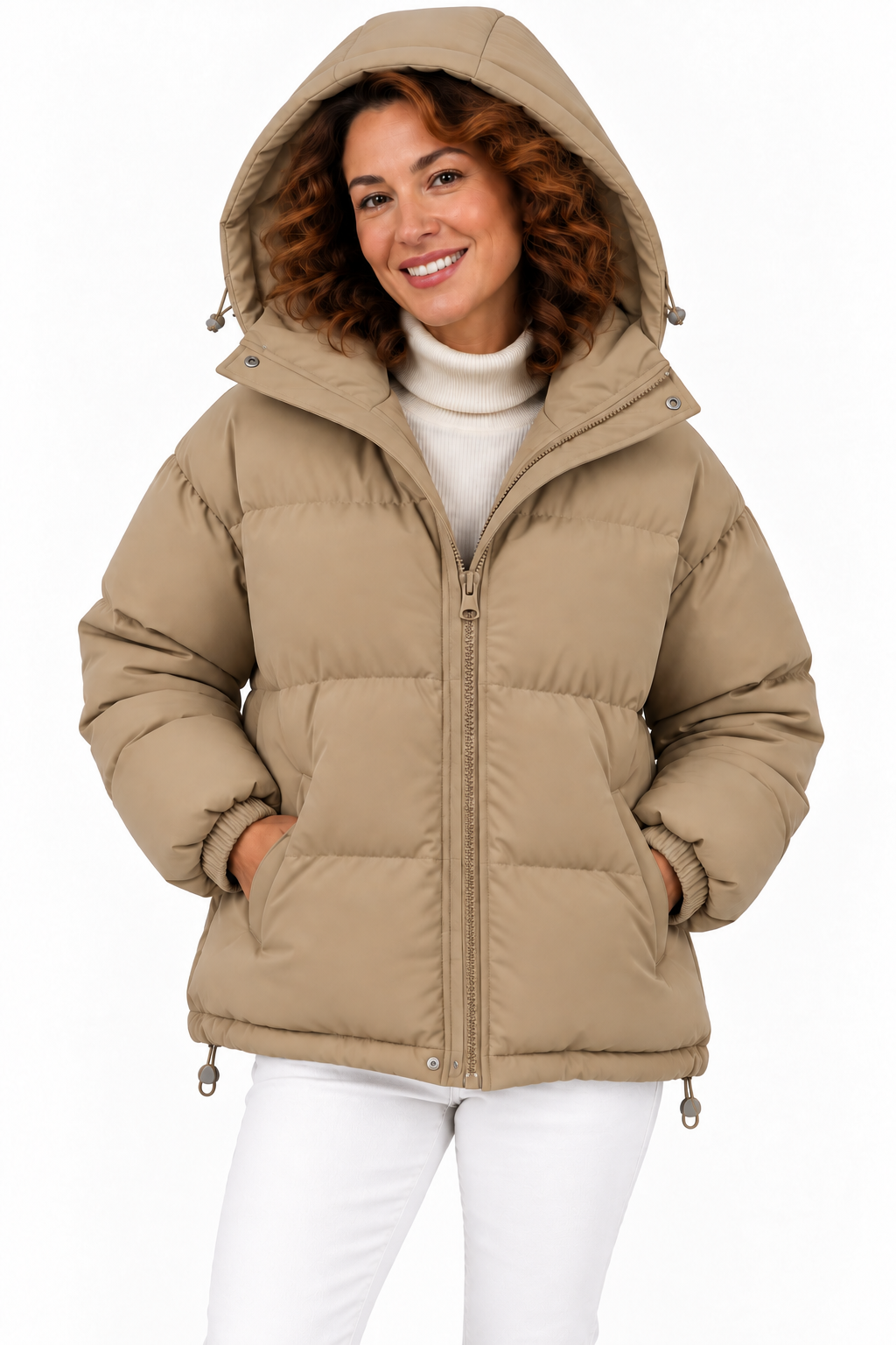 Sophie – Gewatteerde Winterjas met Capuchon