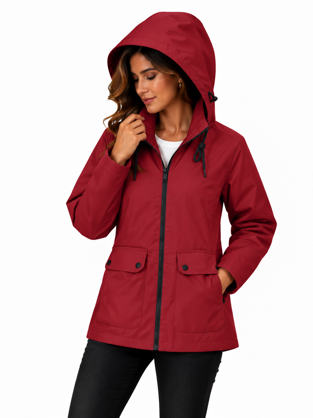 Mila – Sportieve Jas met Capuchon en Ritssluiting