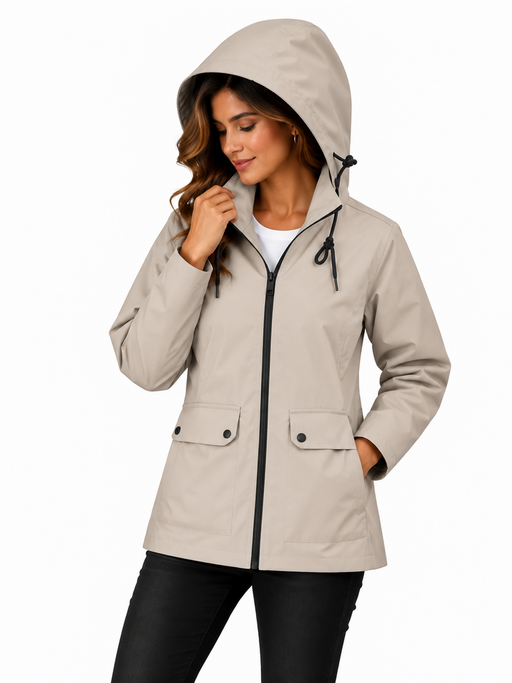 Mila – Sportieve Jas met Capuchon en Ritssluiting