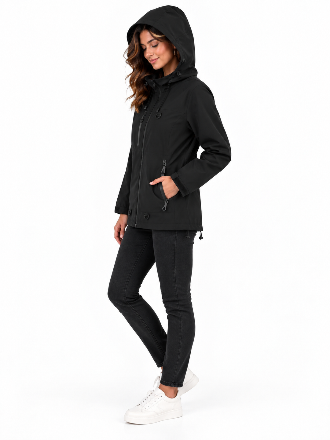 Mila – Sportieve Jas met Capuchon en Ritssluiting