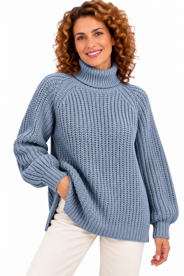 Lotte – Zachte Oversized Gebreide Coltrui