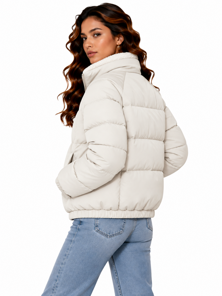 Sophie – Gewatteerde Winterjas met Teddyvoering