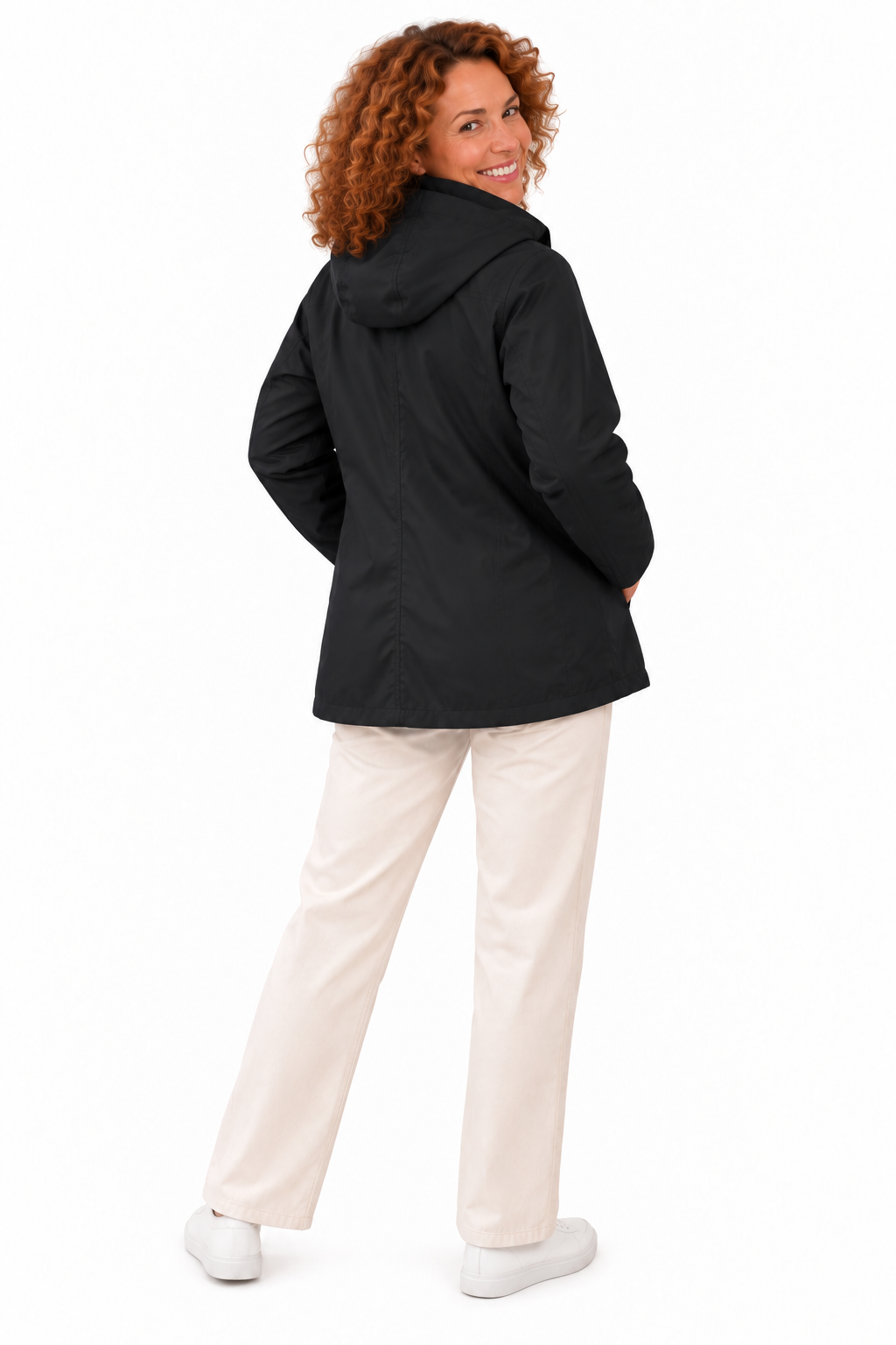 Mila – Regenjas met Capuchon en Ritssluiting