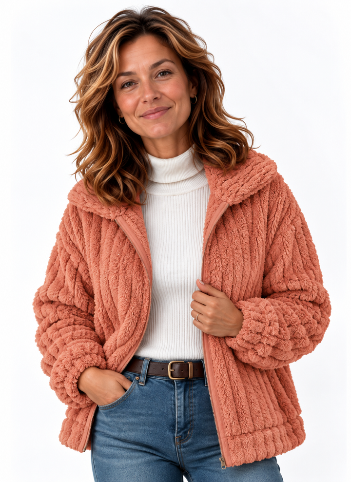 Noor – Zacht Teddyvest met Capuchon