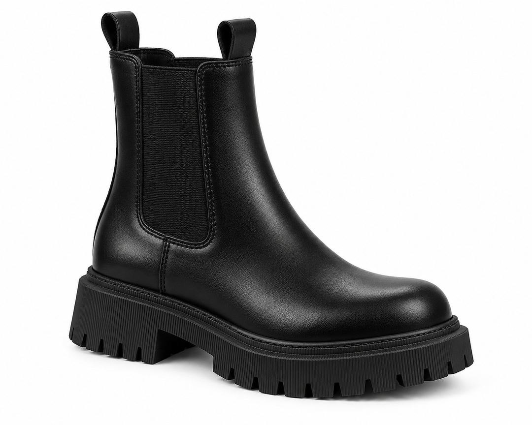 Sanne – Stoere Chelsea Boots met Chunky Zool