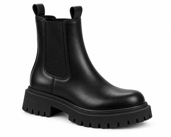 Sanne – Stoere Chelsea Boots met Chunky Zool