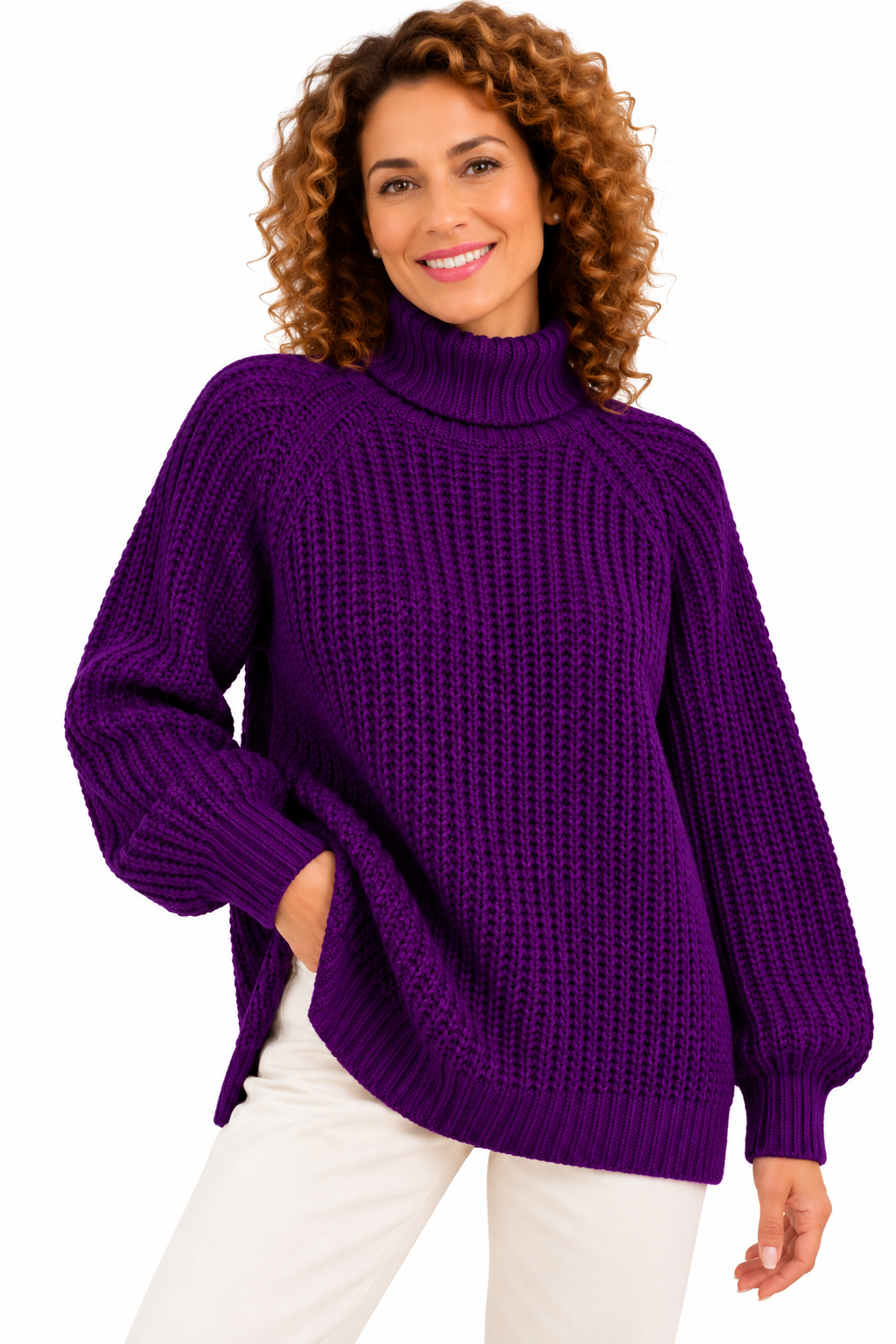 Lotte – Zachte Oversized Gebreide Coltrui