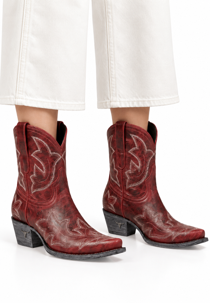 Sanne – Stoere Cowboylaarsjes met Borduursels