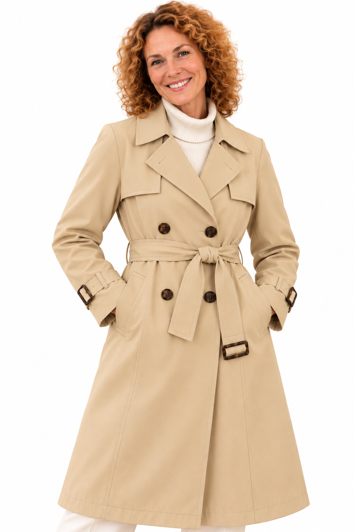 Emma – Elegante Trenchcoat met Ceintuur