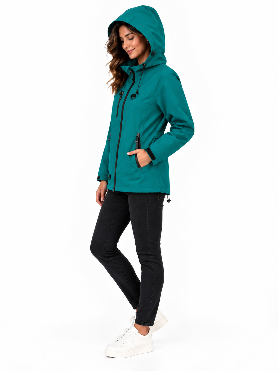 Mila – Sportieve Jas met Capuchon en Ritssluiting