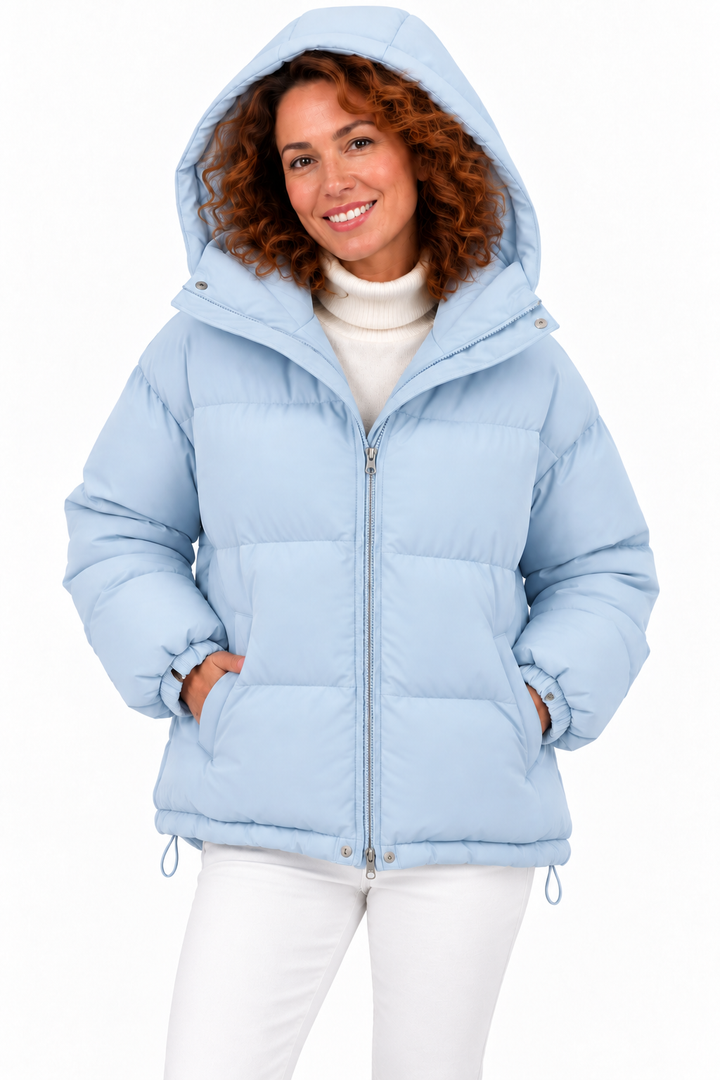 Sophie – Gewatteerde Winterjas met Capuchon