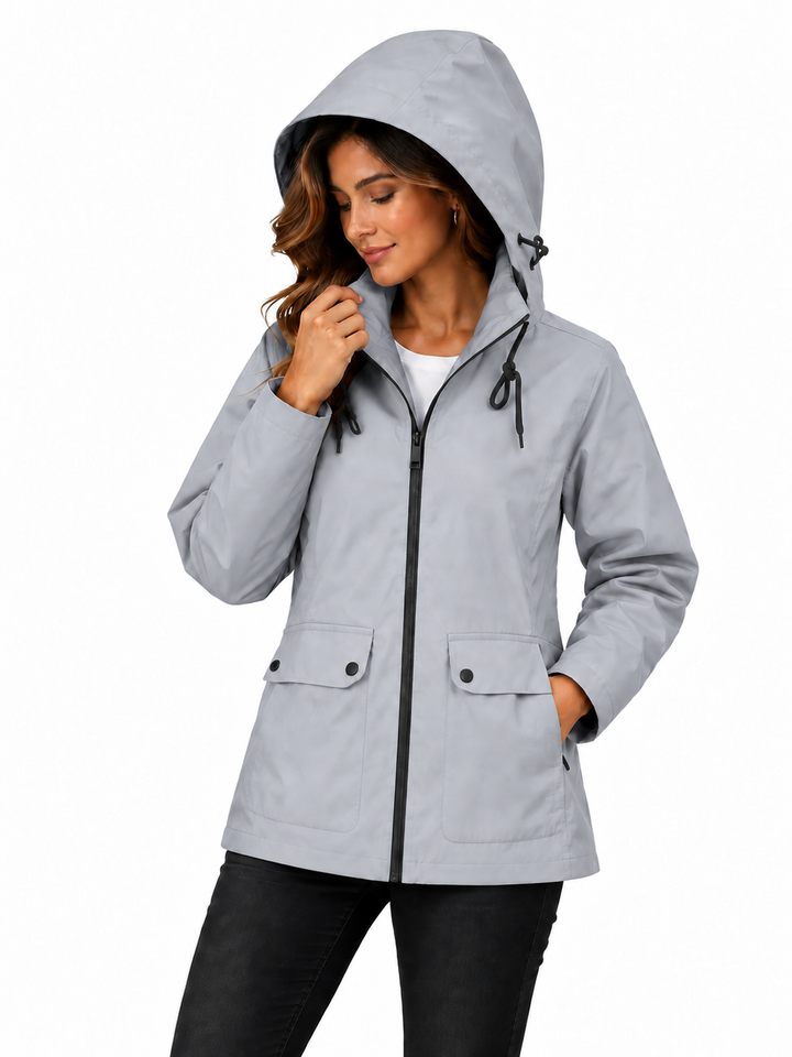 Mila – Sportieve Jas met Capuchon en Ritssluiting