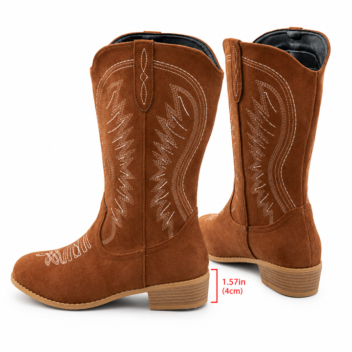 Sanne – Stoere Cowboylaarzen met Borduursels
