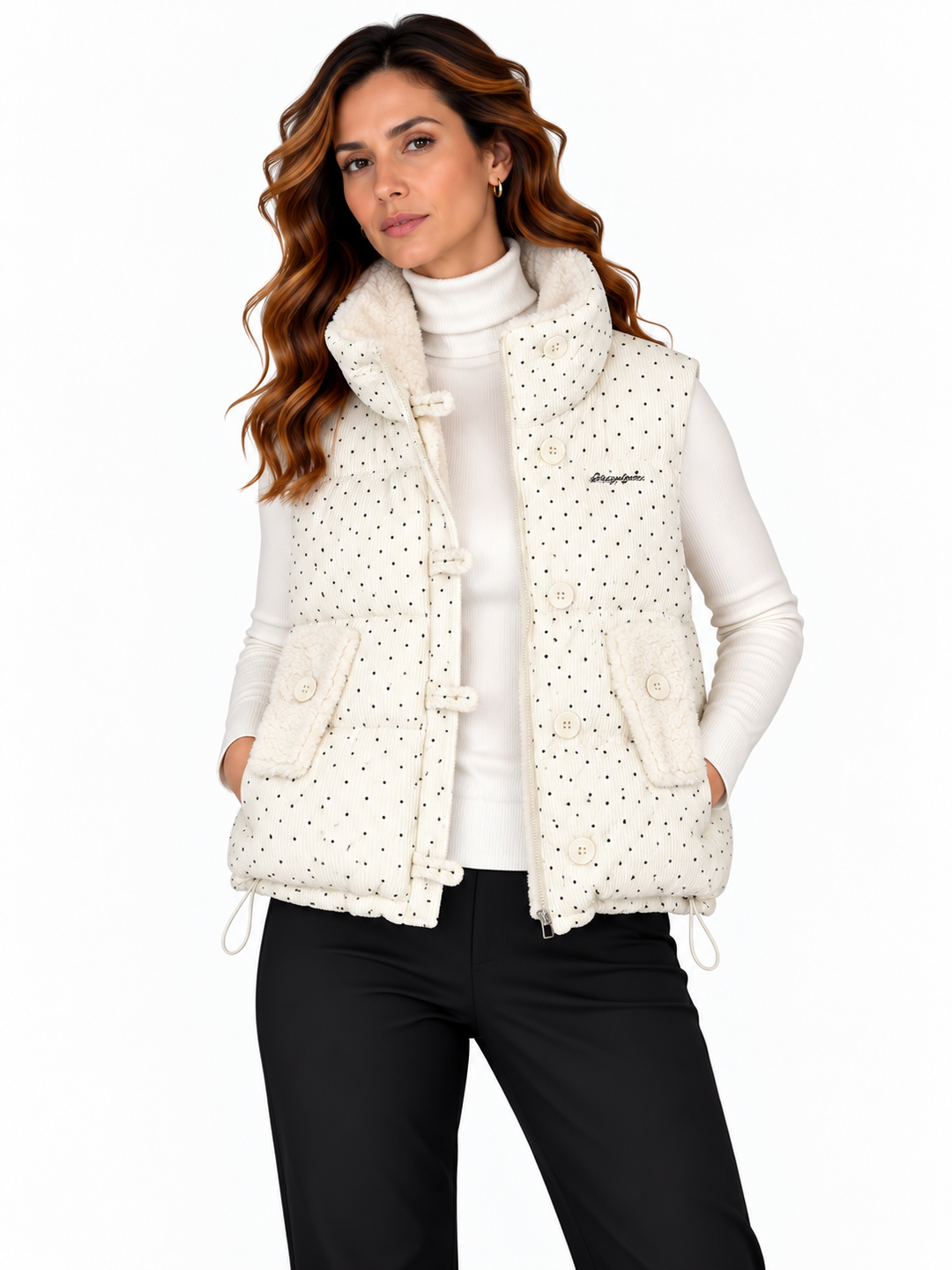 Fenna – Gewatteerde Bodywarmer met Teddyvoering