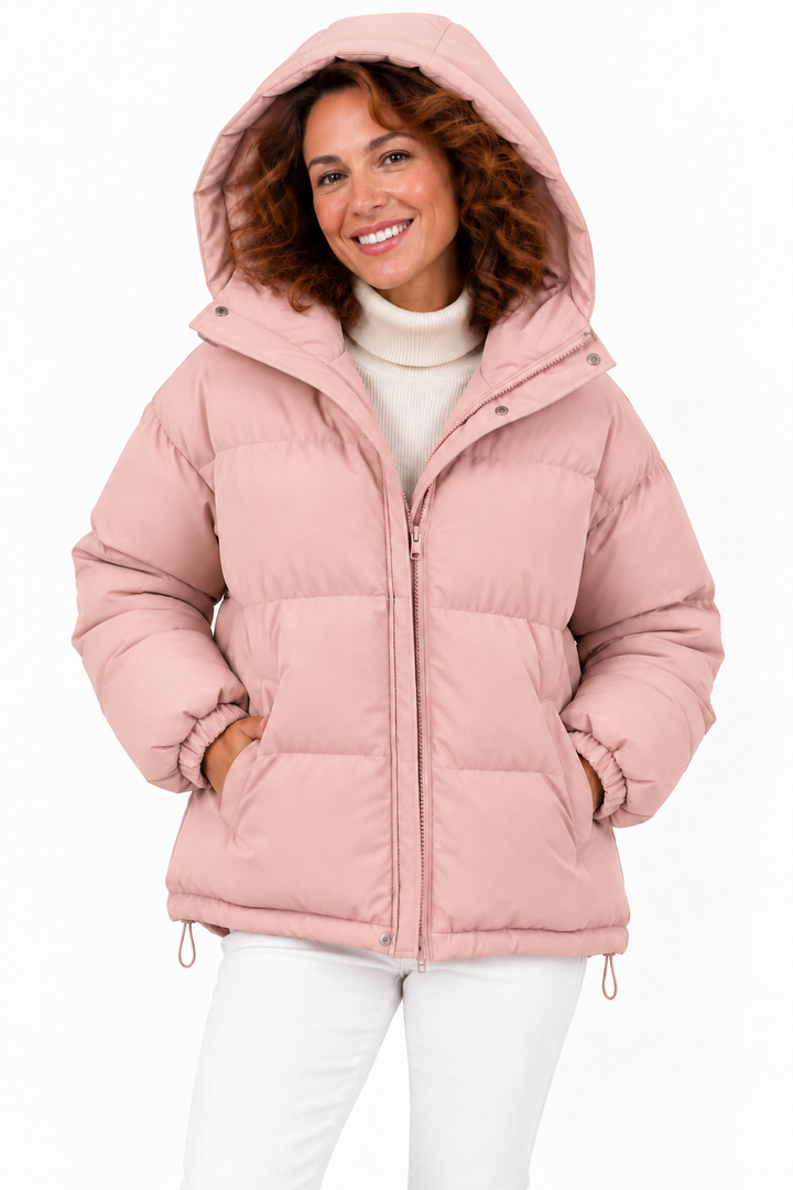 Sophie – Gewatteerde Winterjas met Capuchon