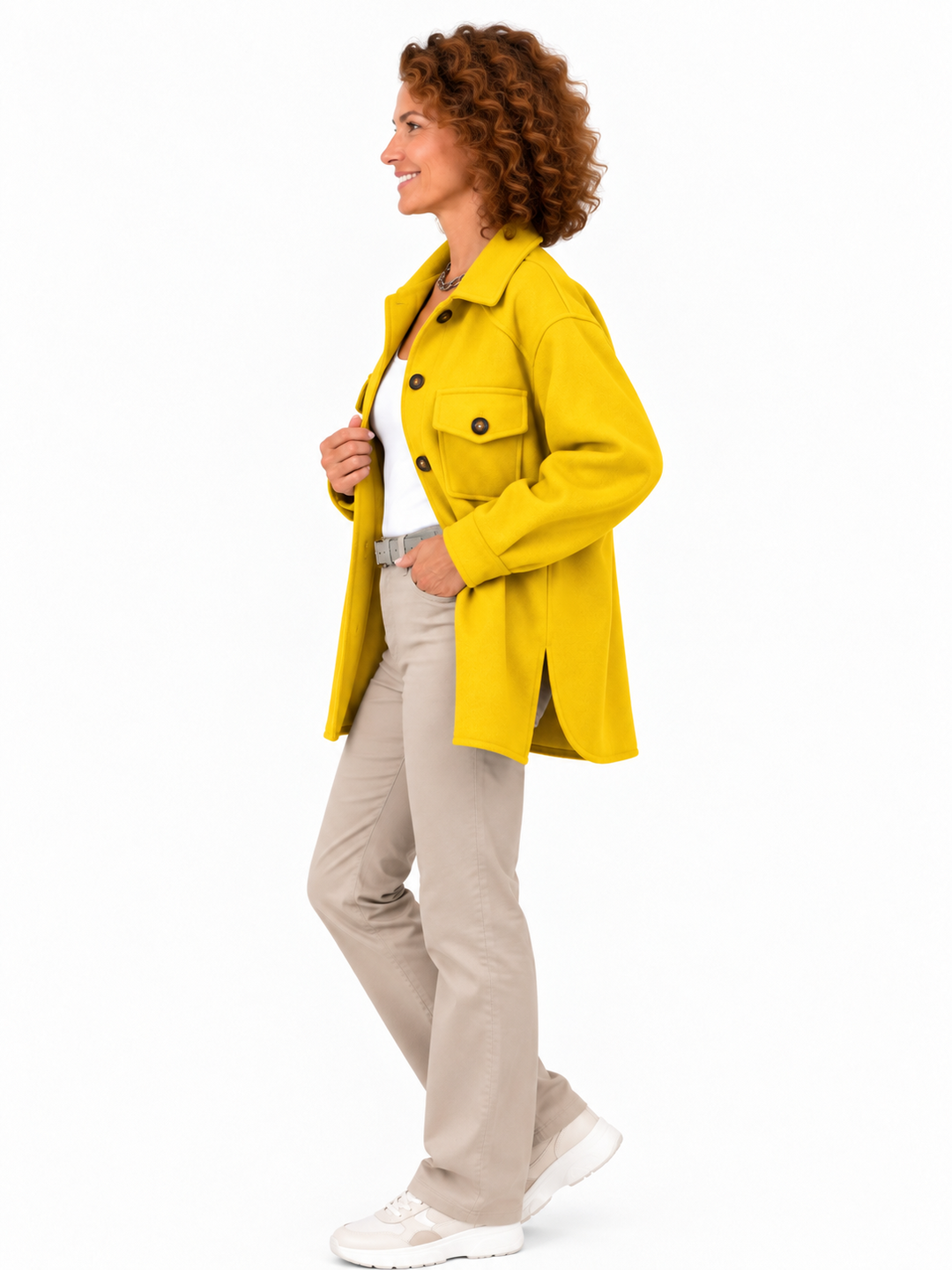 Noor – Elegante Overshirt met Borstzakken