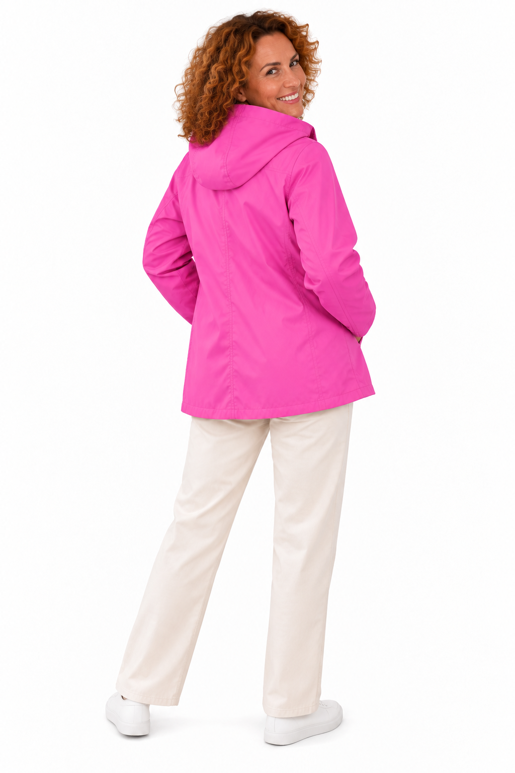 Mila – Regenjas met Capuchon en Ritssluiting