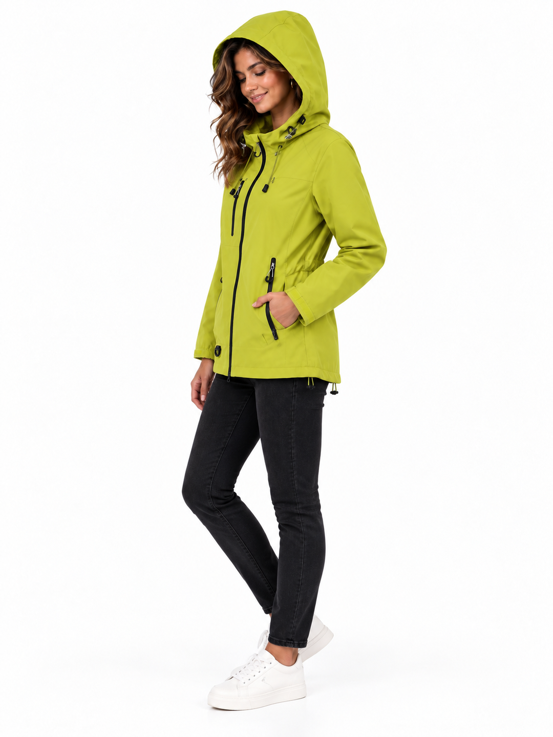 Mila – Sportieve Jas met Capuchon en Ritssluiting