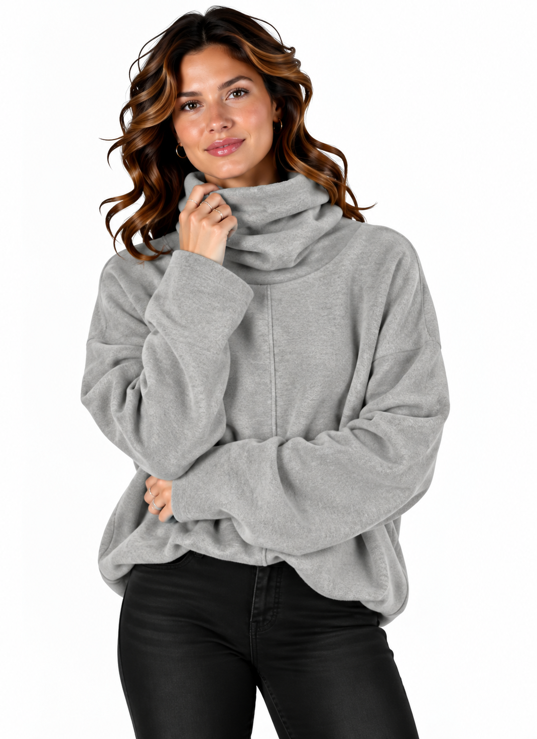 Lotte – Zachte Oversized Trui met Col