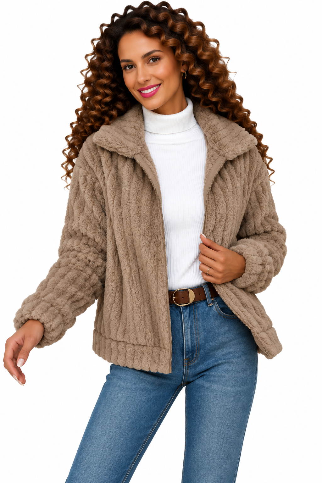 Noor – Zacht Teddyvest met Ritssluiting