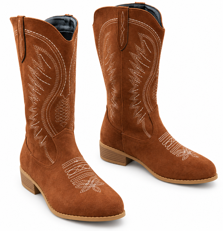Sanne – Stoere Cowboylaarzen met Borduursels