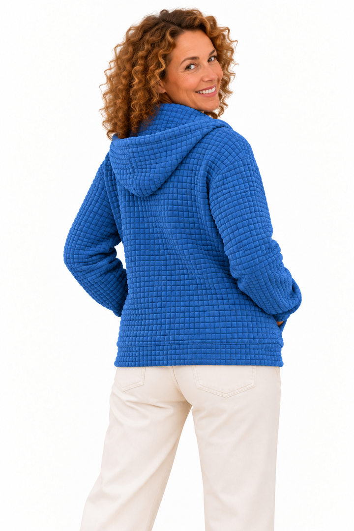 Femke – Damesvest met Capuchon en Ritssluiting