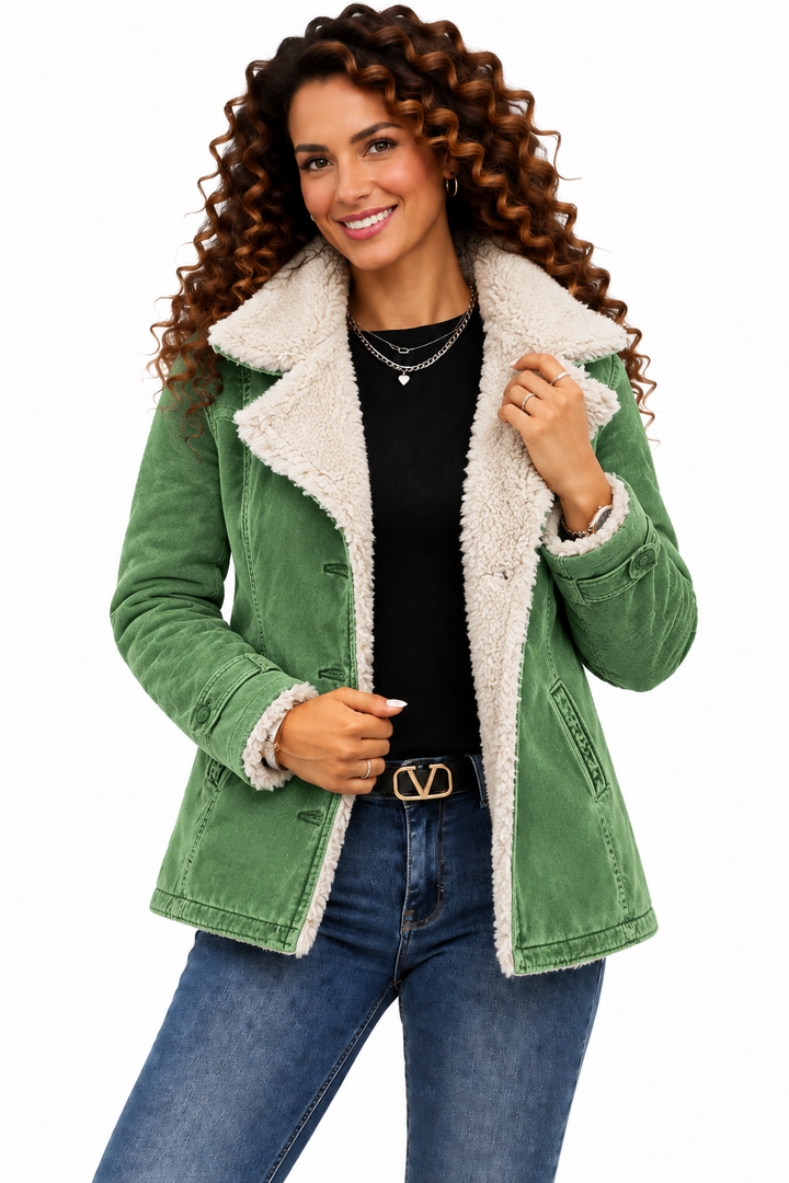Noor – Elegante Jas met Teddyvoering