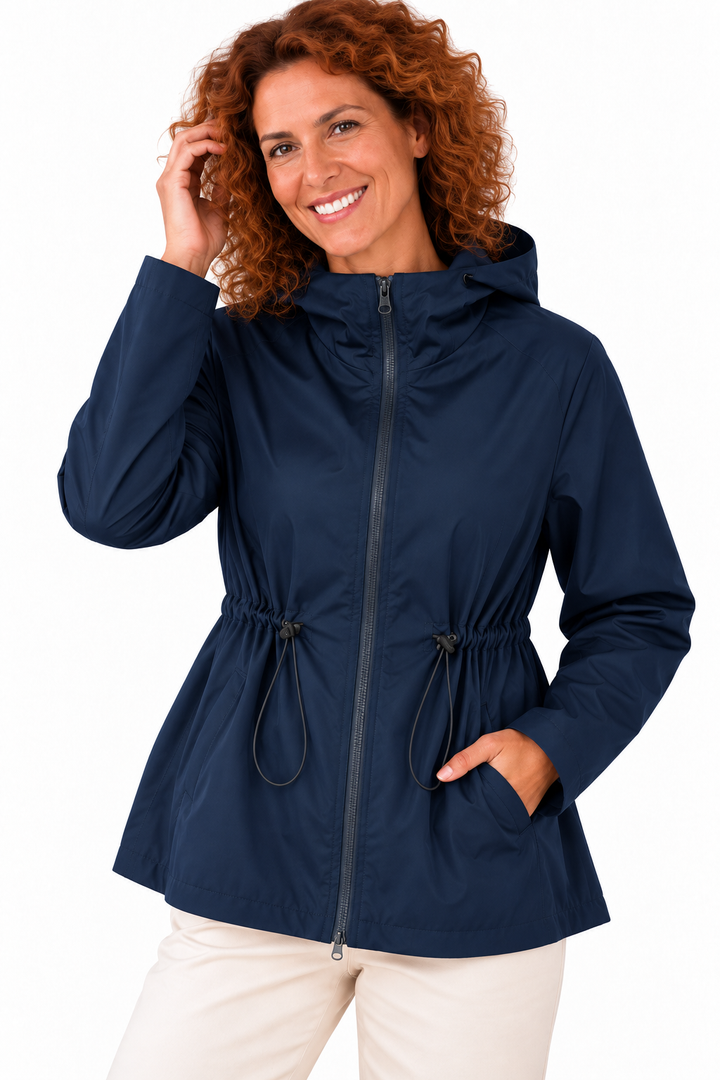 Mila – Damesjas met Capuchon en Verstelbare Taille