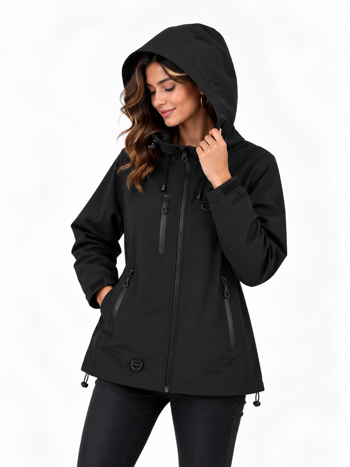 Mila – Sportieve Jas met Capuchon en Ritssluiting