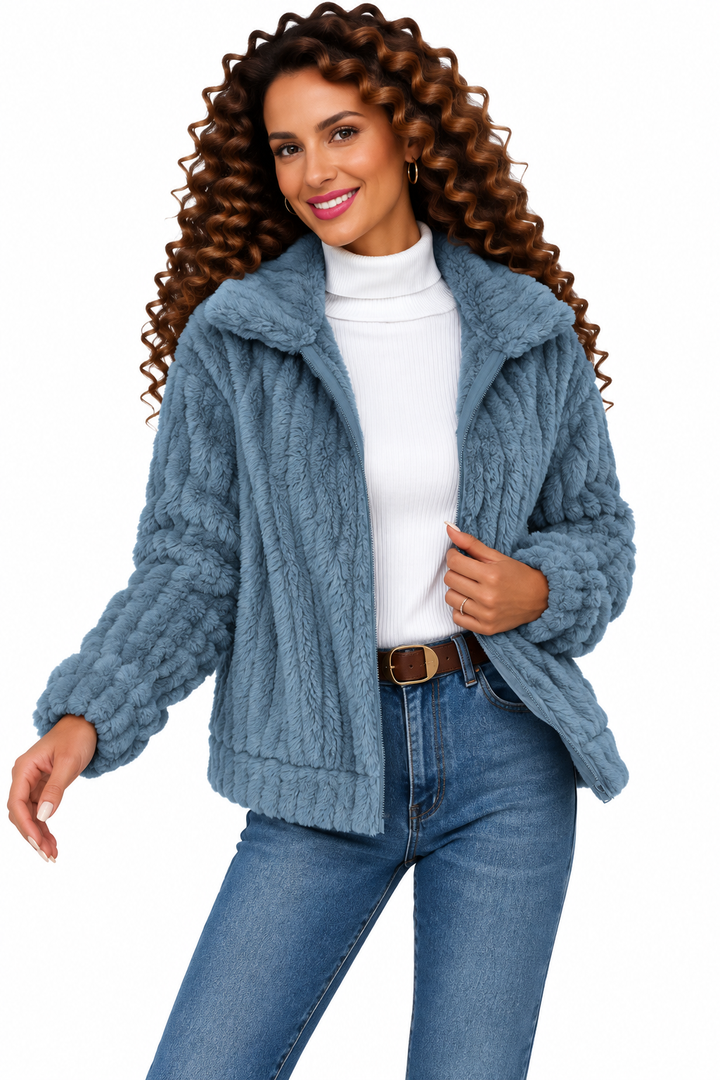 Noor – Zacht Teddyvest met Ritssluiting