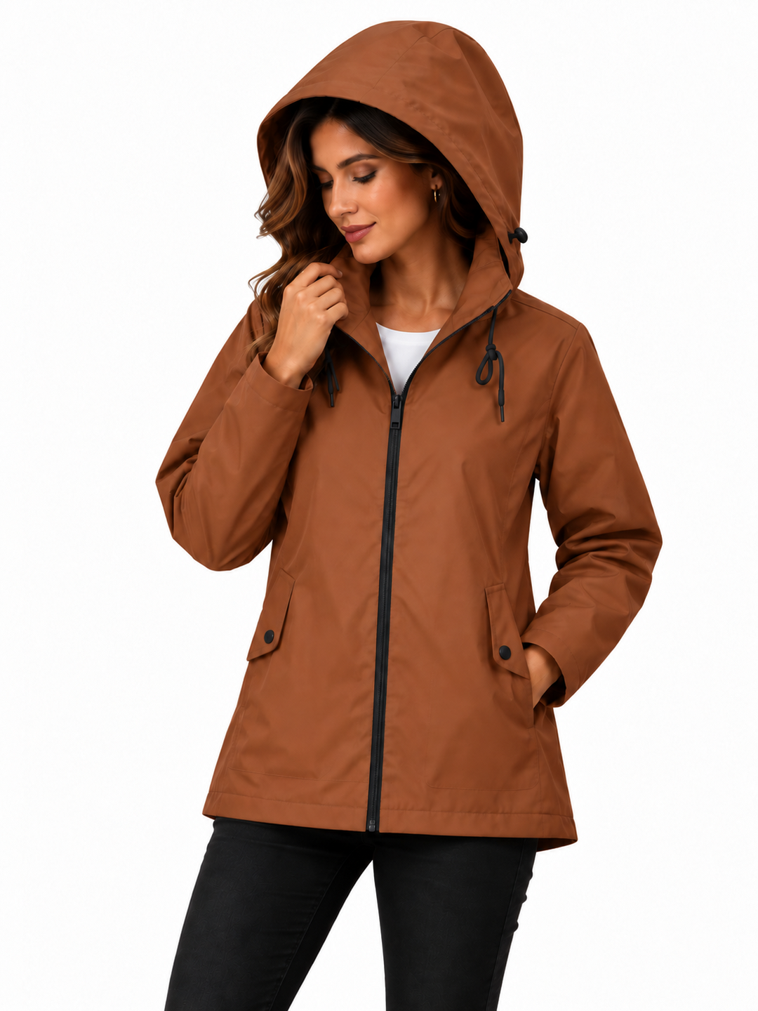 Mila – Sportieve Jas met Capuchon en Ritssluiting