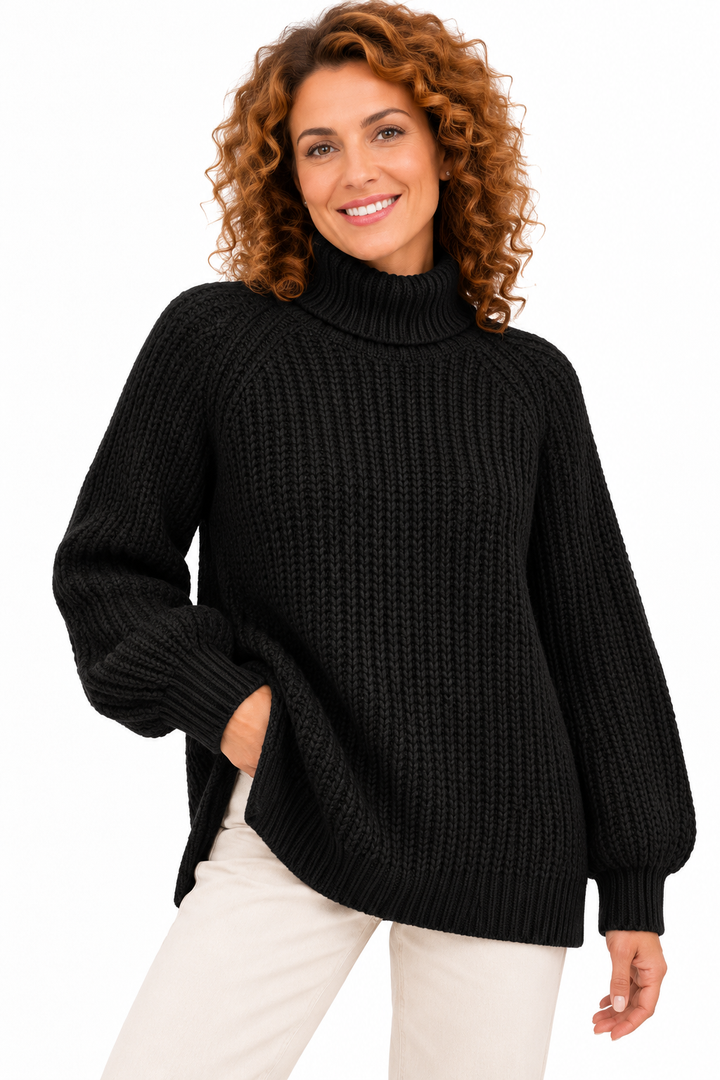 Lotte – Zachte Oversized Gebreide Coltrui