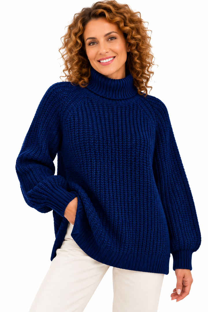 Lotte – Zachte Oversized Gebreide Coltrui