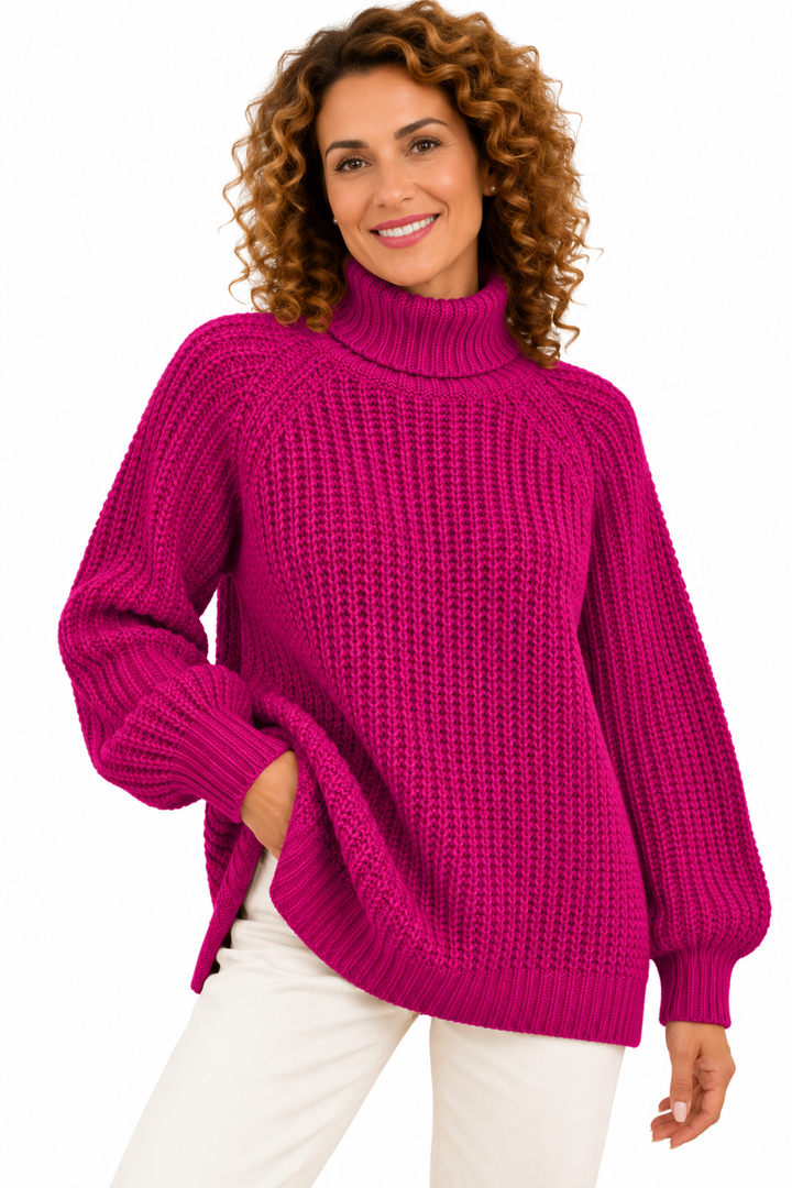 Lotte – Zachte Oversized Gebreide Coltrui