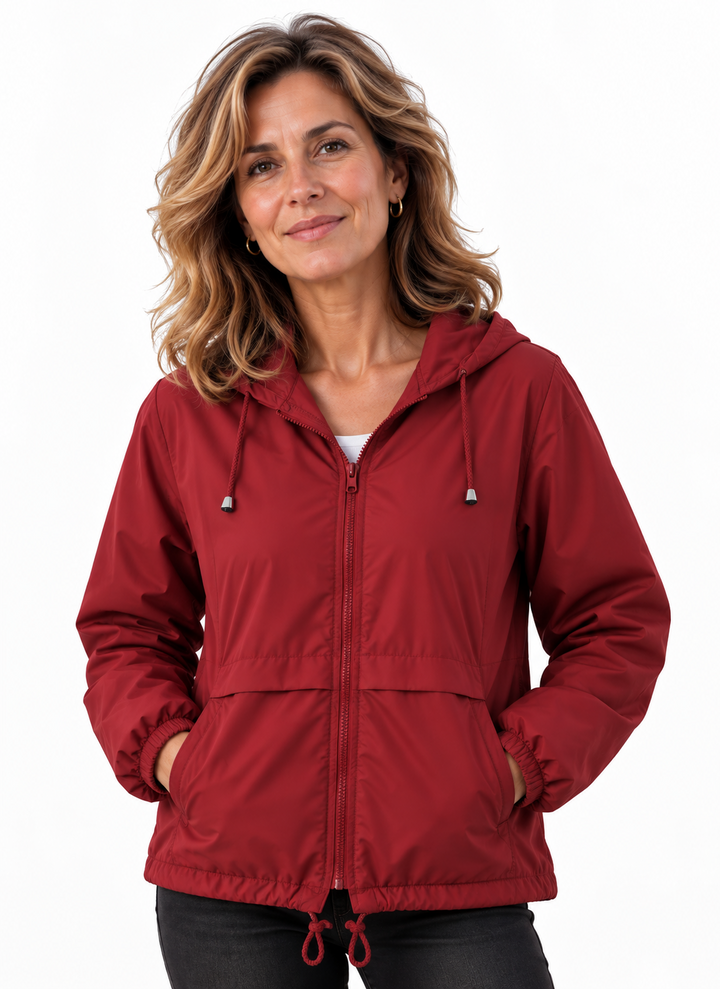 Mila – Casual Jas met Capuchon en Ritssluiting