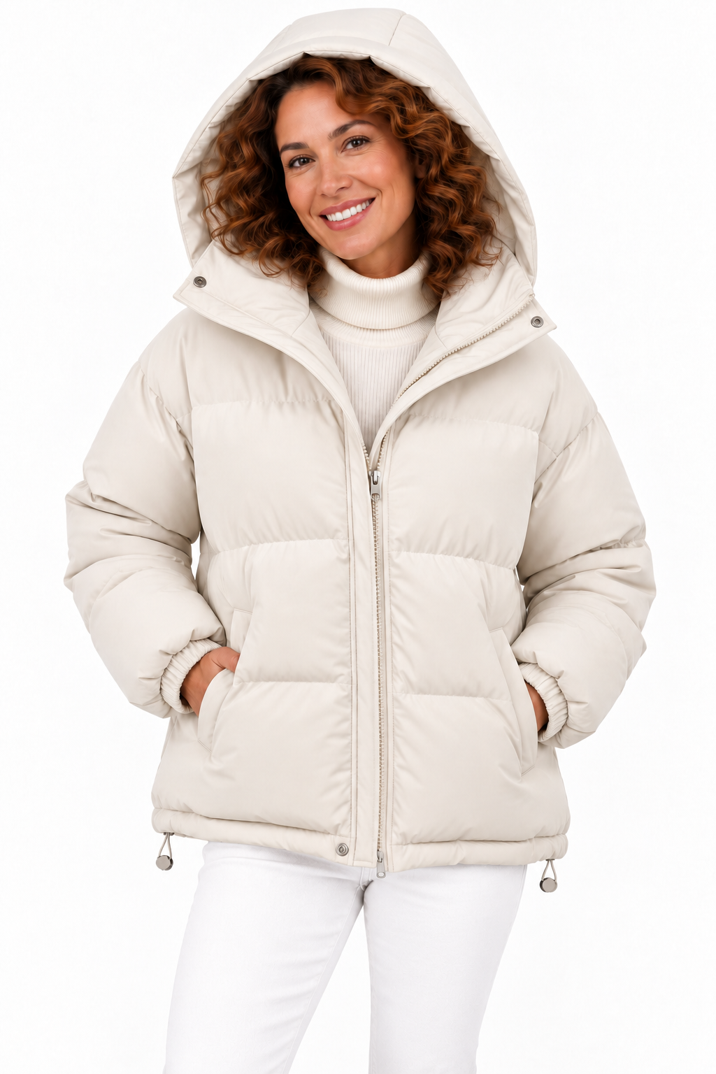 Sophie – Gewatteerde Winterjas met Capuchon
