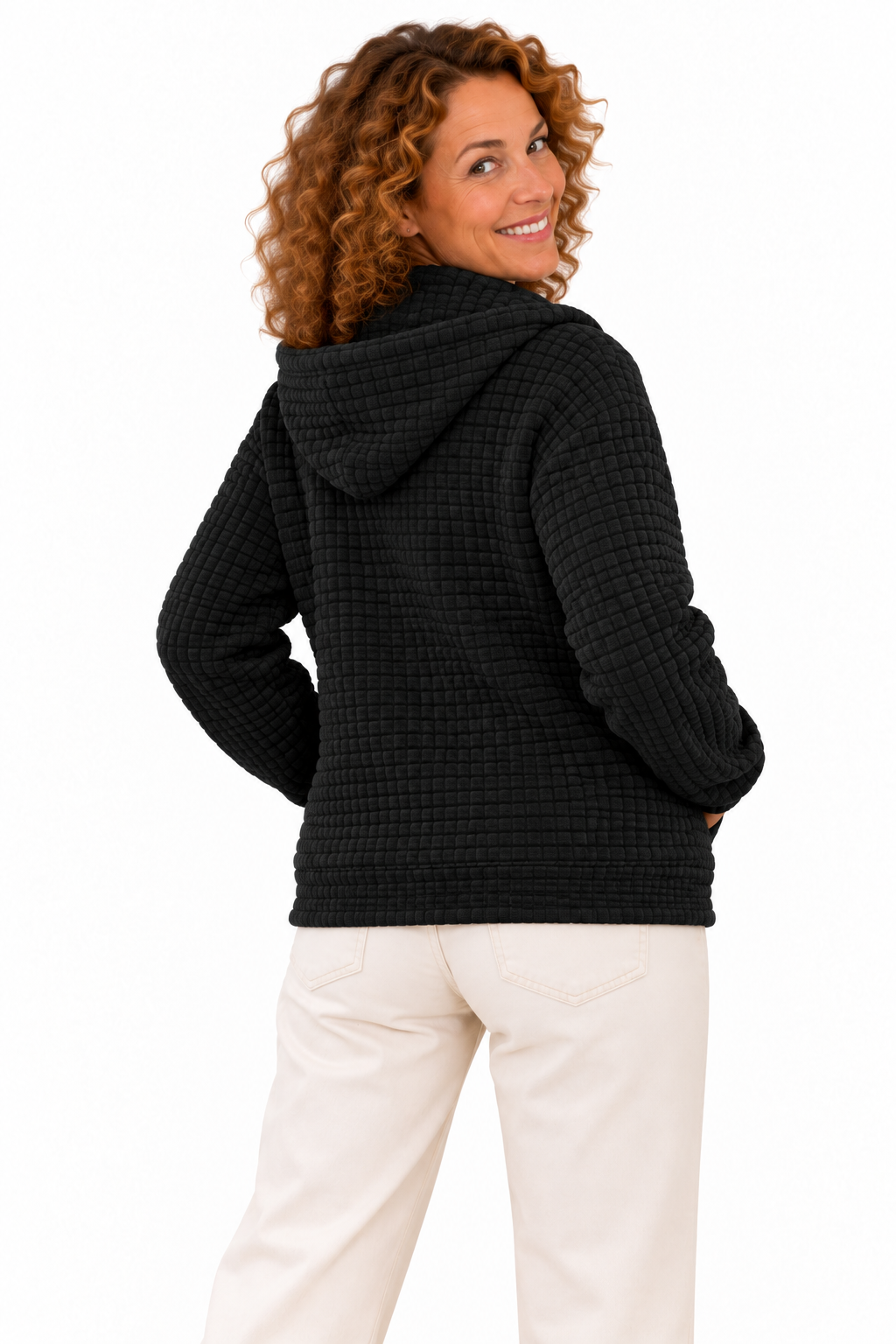 Femke – Damesvest met Capuchon en Ritssluiting