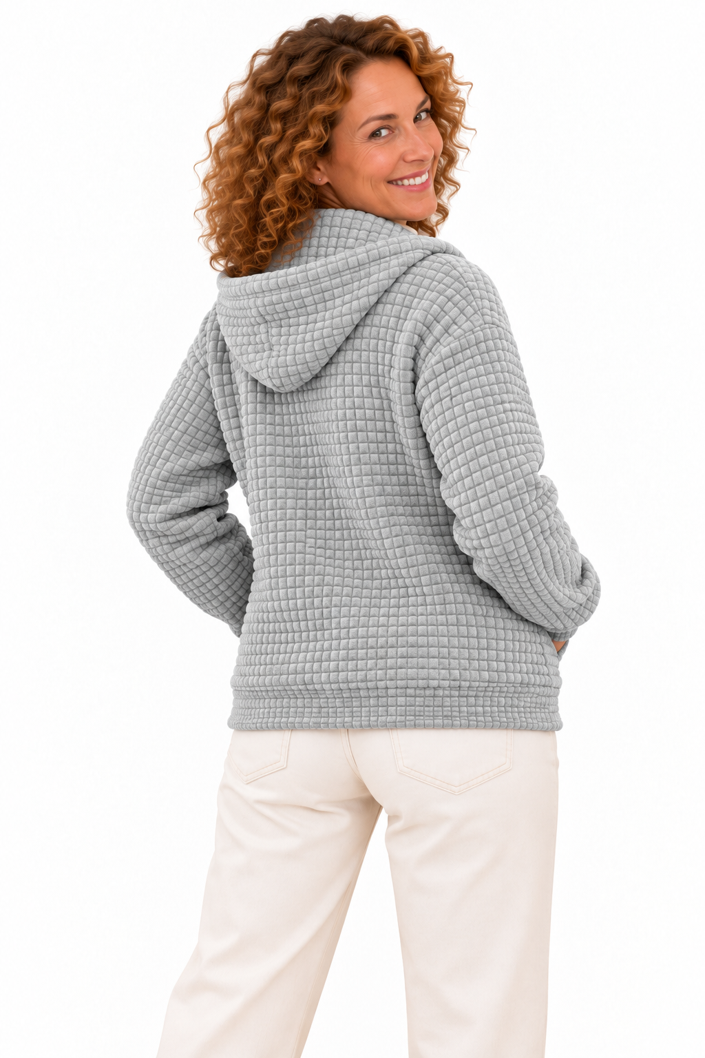 Femke – Damesvest met Capuchon en Ritssluiting