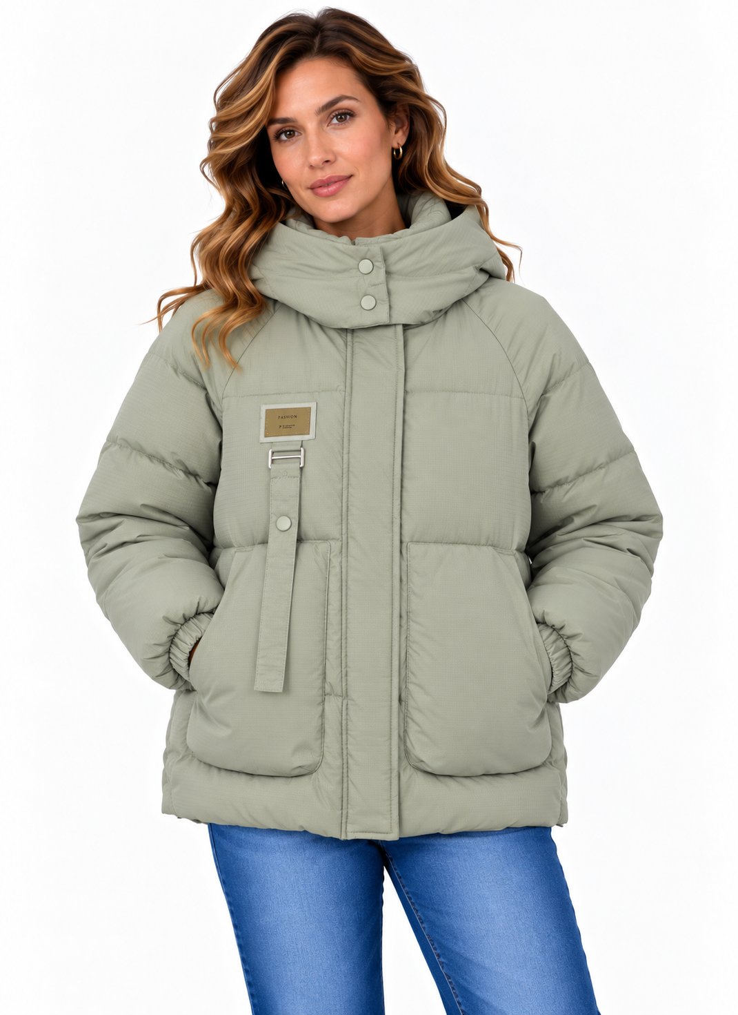 Sophie – Gewatteerde Winterjas met Capuchon