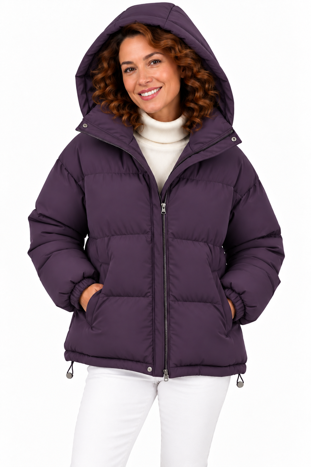 Sophie – Gewatteerde Winterjas met Capuchon