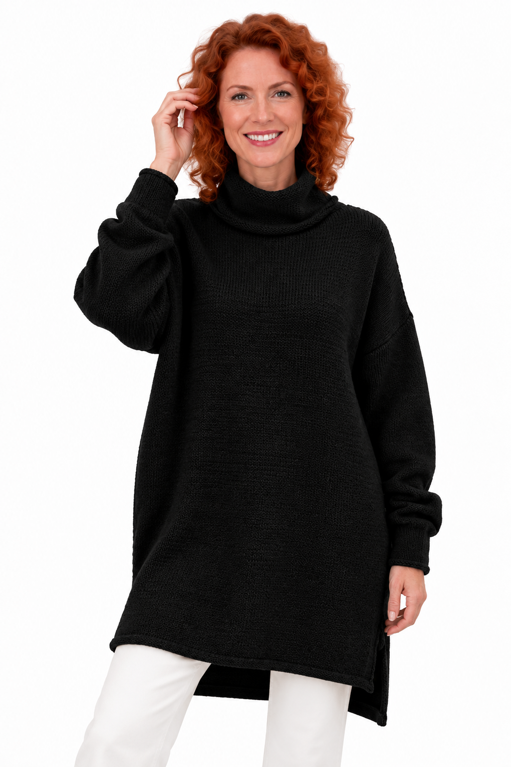 Lotte – Oversized Gebreide Trui met Col