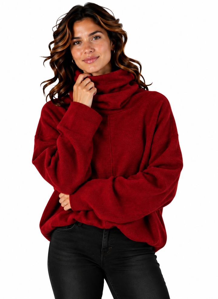 Lotte – Zachte Oversized Trui met Col