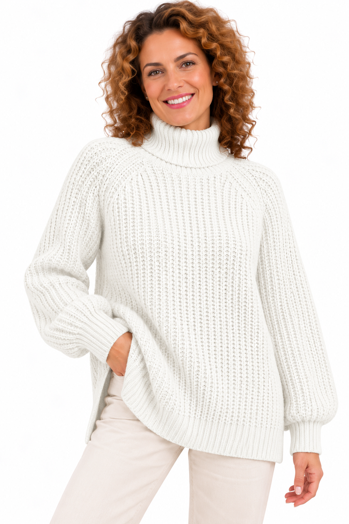 Lotte – Zachte Oversized Gebreide Coltrui